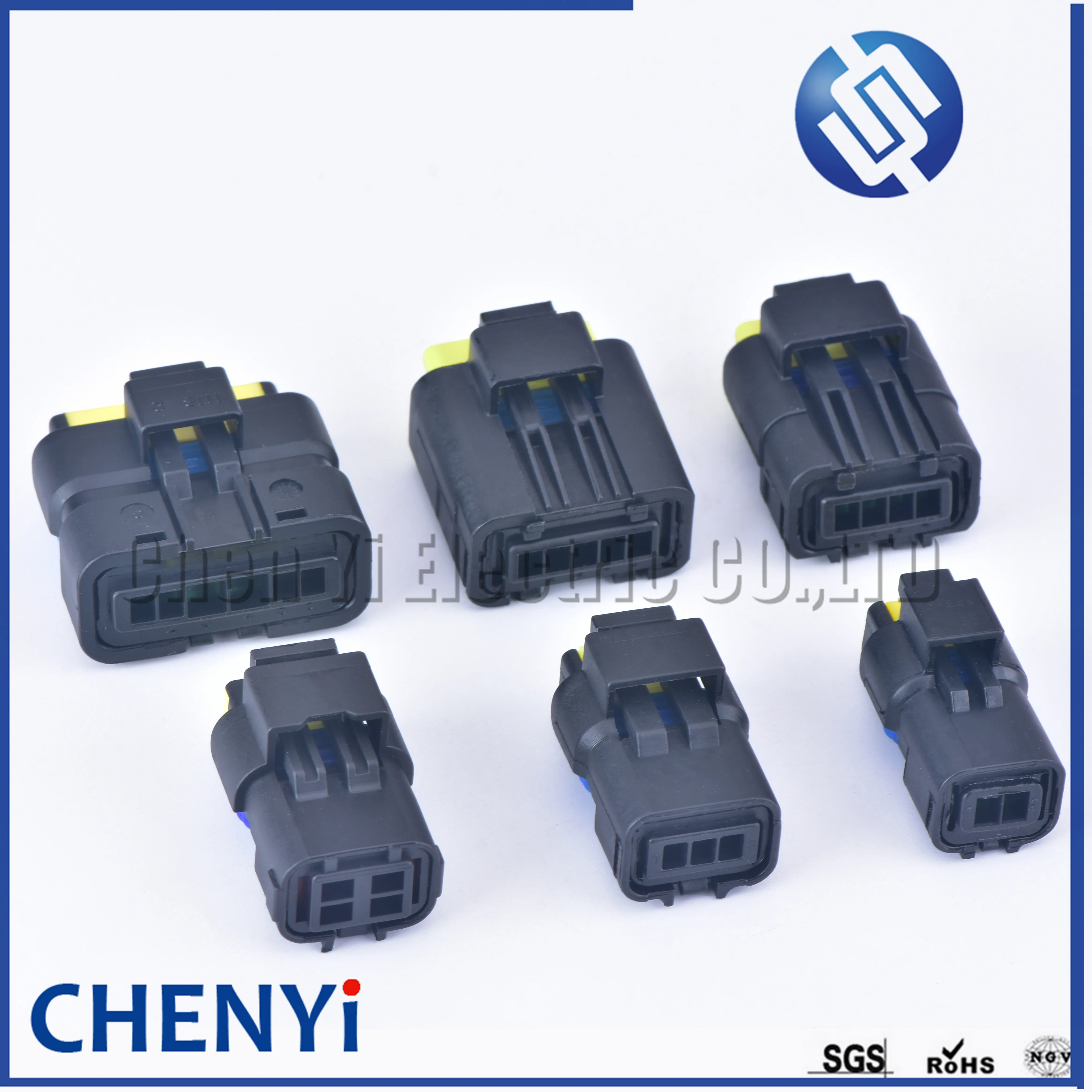 2 sets Kit 2 3 4 5 6 Pin FCI female automotive waterproof wire harness connector Electrical Plug for Peugeot Renault Citroen