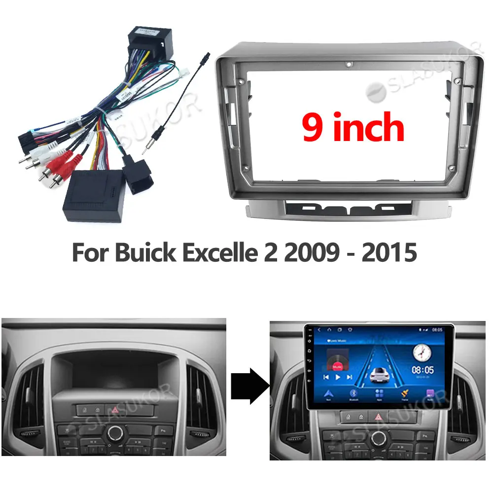 

For Buick Excelle 2 2009 - 2015 For Opel Astra J 2009 - 2017 Board Control Cable Canbus Stereo Panel Dash Installation Frame