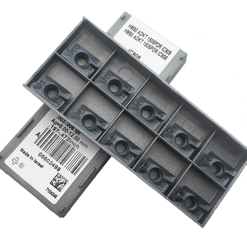 Inserção hm90 adkt1505 pdr ic908 fresagem ferramentas de torneamento carboneto inserção cnc torno ferramenta de corte adkt 1505 torneamento inserção ferramenta