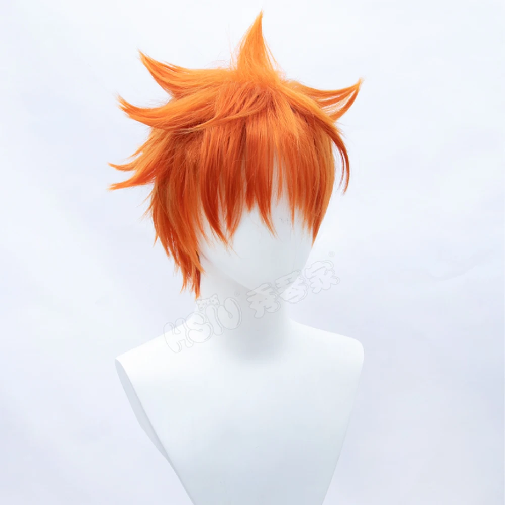 Shoyo Hinata cosplay wig HSIU Anime Haikyuu!!  Cosplay  short orange Costume Play Wigs Halloween Costumes Hair