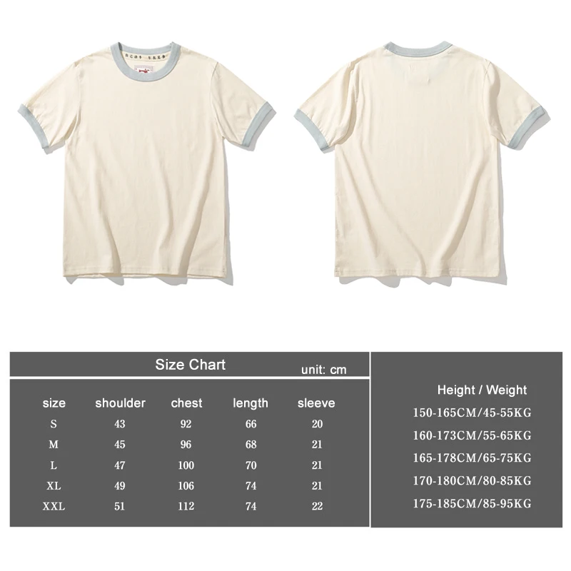 2024 Summer New Couple Beach Tops Stitching Color Collar Tee Short Sleeve of Unisex Cotton Comfortable O-Neck Short-Sleeved