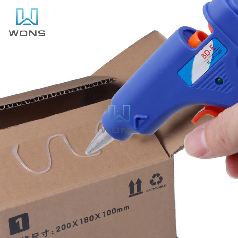 20W Mini Industrial Gun Hot Temperature Thermoelectric Repair Tool With 7MM Glue Stick Hot Melt Glue Gun Household Tools OEM ODM