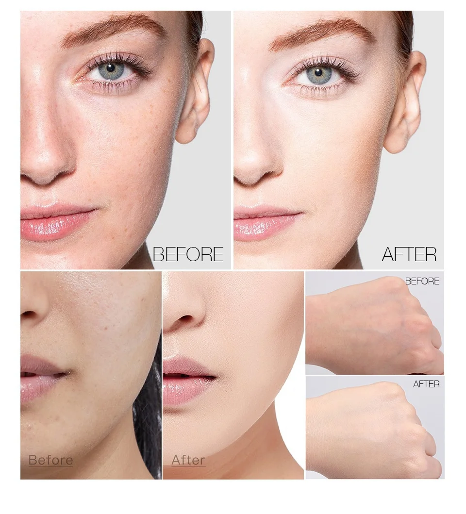 New Soft Matte Color Corrector Full Coverage CC Cream Makeup Foundation Hydrating