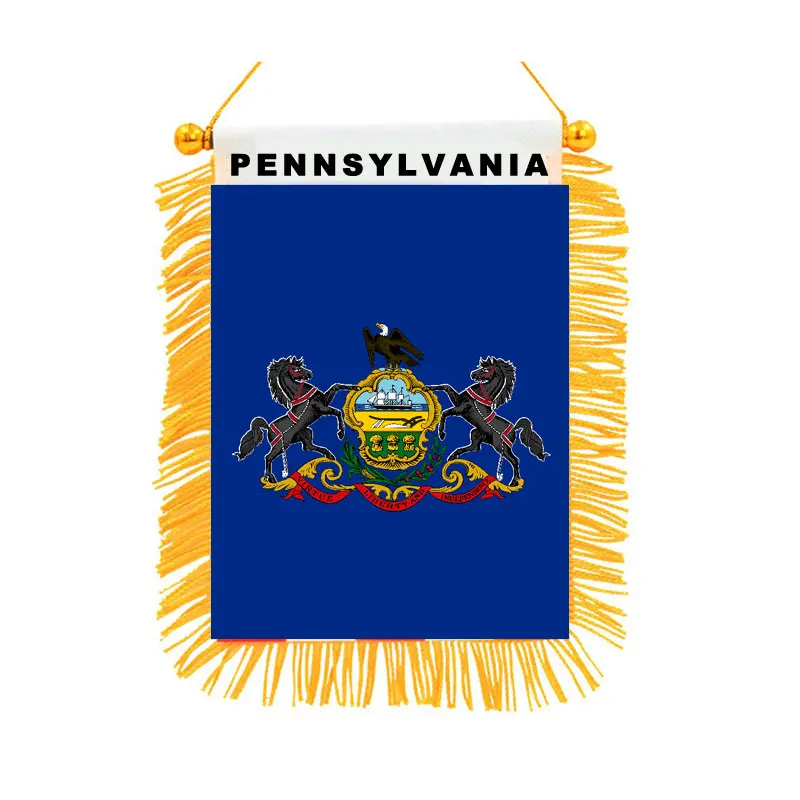 High quality flag small party event supplies atmosphere rendering flag Pennsylvania flag