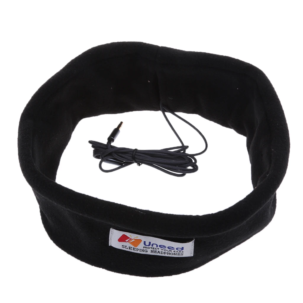 Soft Wired Sleep Headphones Comfortable Eye Mask for Sleeping Sports Travel