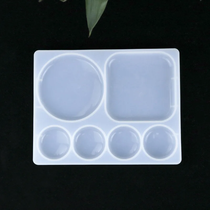 

DIY Crystal Mirror Transparent Pendant Silicone Mold UV Resin epoxy molds for DIY Handmade Accessories Jewelry