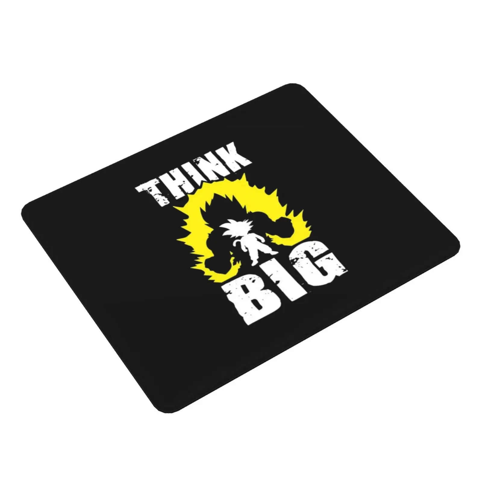 Think Big Mouse Pad DIY Print Super Ssj Ssj2 Ssj3 Ssj4 Son Humour Funny Pun