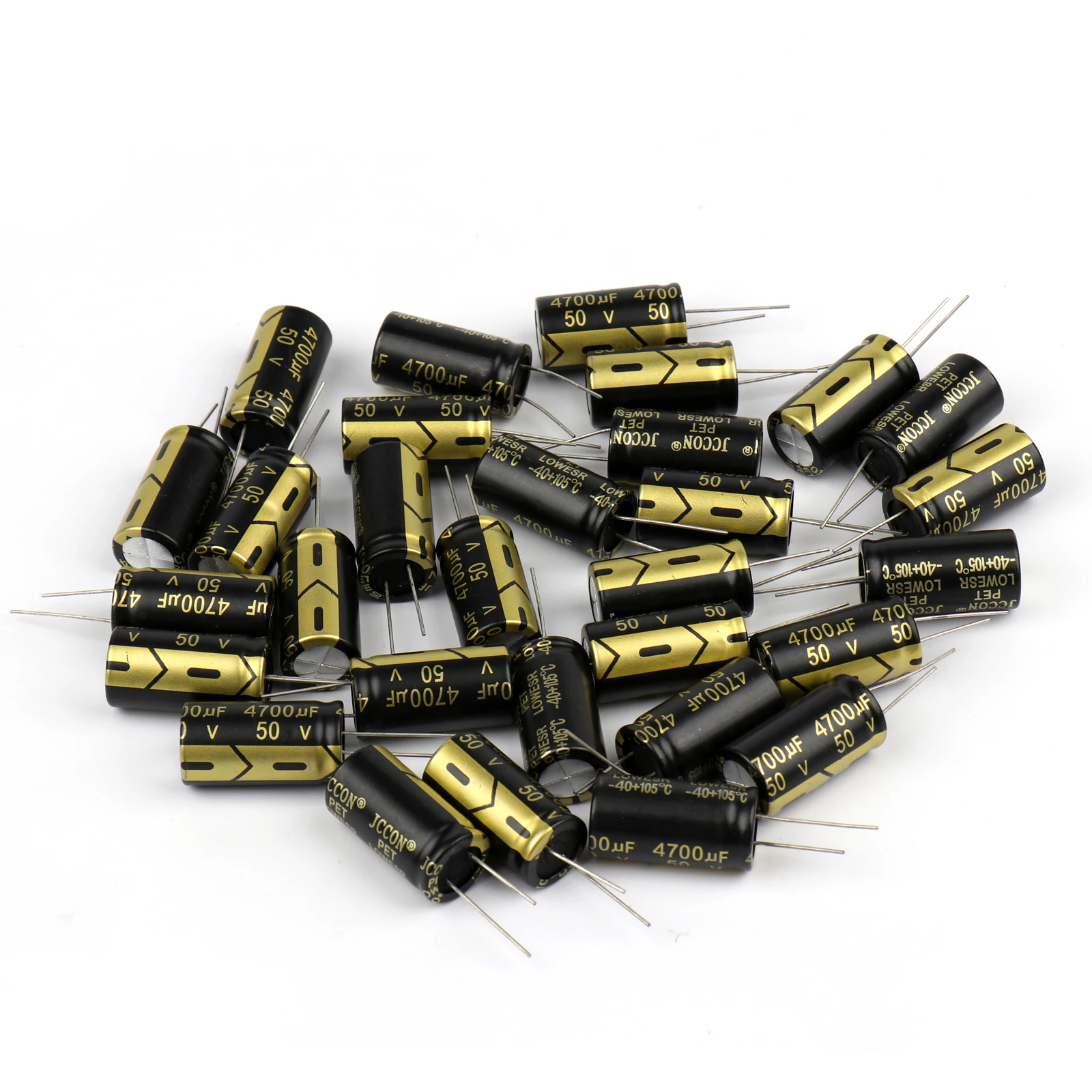 JCCON 5PCS Aluminum Electronic Capacitor 25V 35V 50V 63V 100V 160V 200V 250V 450V 470UF 680UF 1000UF UHigh Frequency Low ESR