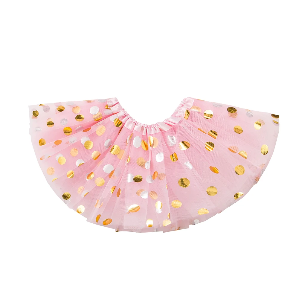 Cute Baby Girls Shiny Star Tutu Skirt Infant Princess Kids Girl Tutus Tulle Pettiskirt Toddler Ballet Dance Skirts Outfits 3-24M