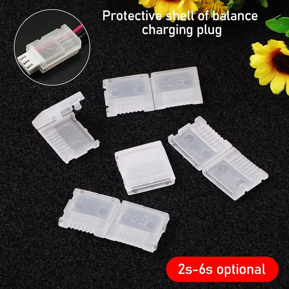 5pcs New 2S 3S 4S 5S 6S AB JST-XH Balanced Head Protection Balance Plug Savers AB Clip Plug Connector Protector