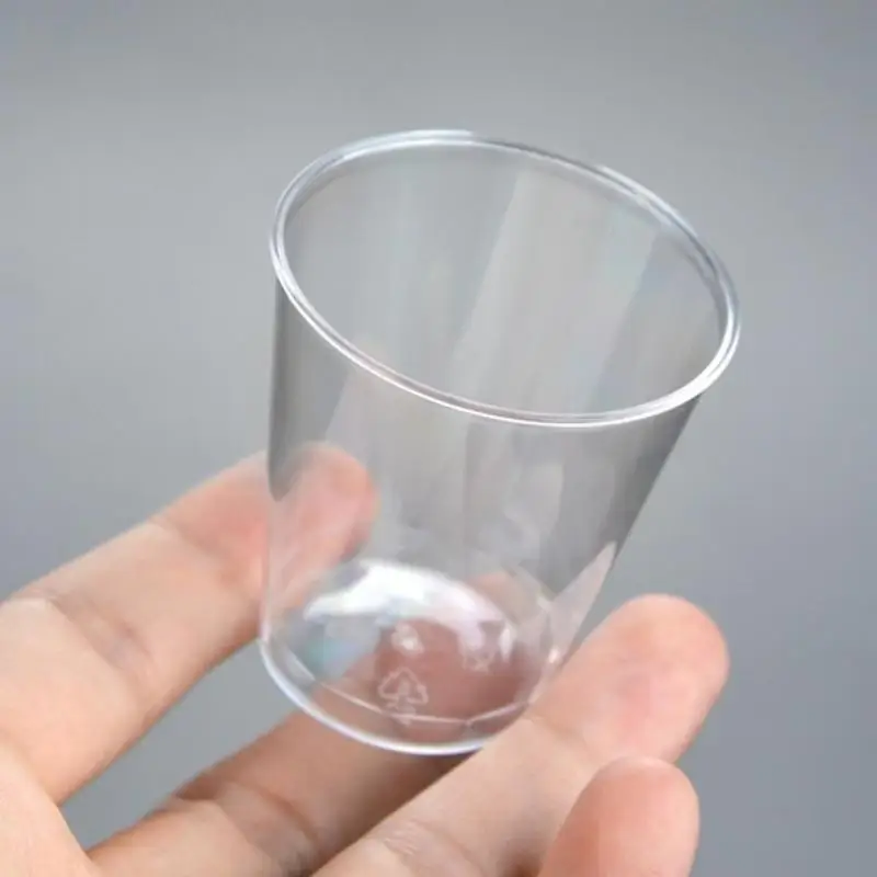 20pcs 30ml Eco-friendly Plastic Shot Glass Disposable Shooter Cups Tumblers For Weddings Birthday Party Tableware