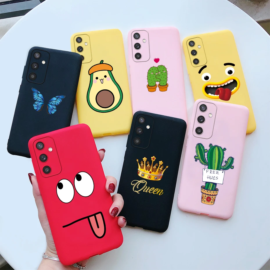 For Cover Samsung Galaxy M52 5G M 52 m526 Case Cute Painted Silicone Phone Case Shockproof Soft TPU Cover For Samsung M52 Fundas