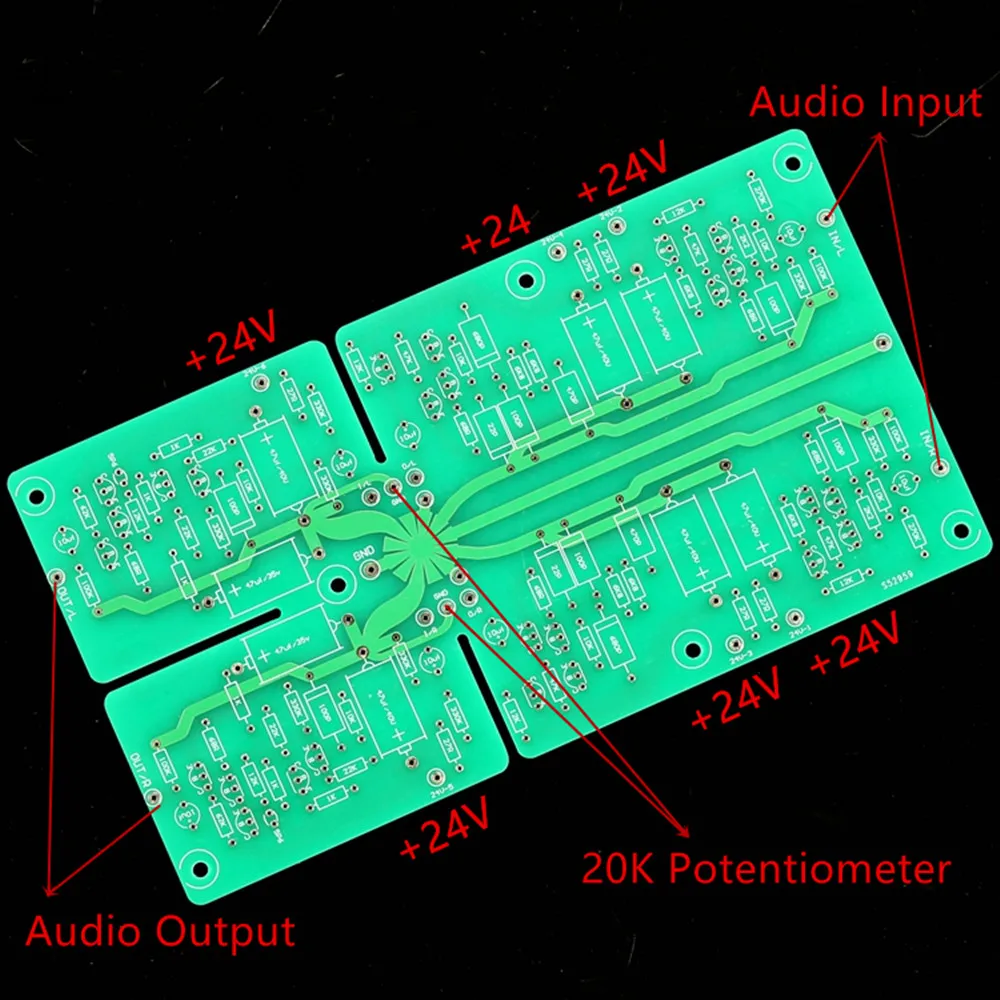 ดู Naim NAC52 Flagship Power Amplifier วงจร DIY HiFi Pre-Amplifier PCB