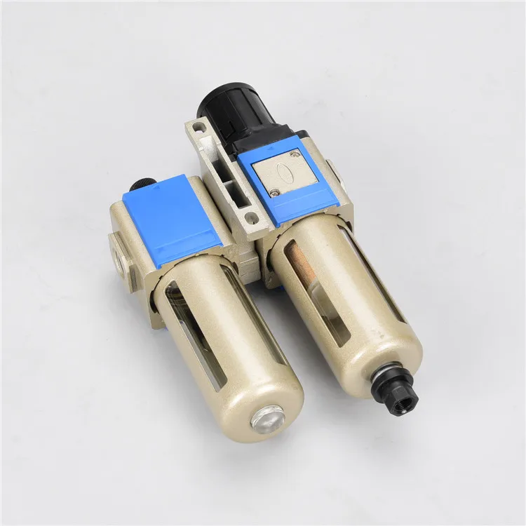 Air filter regulator lubricator combinations GFC200-08-F1 GFC300-08/10 AIR SOURCE TREATMENT FREE FOR 2 Pieces fittings