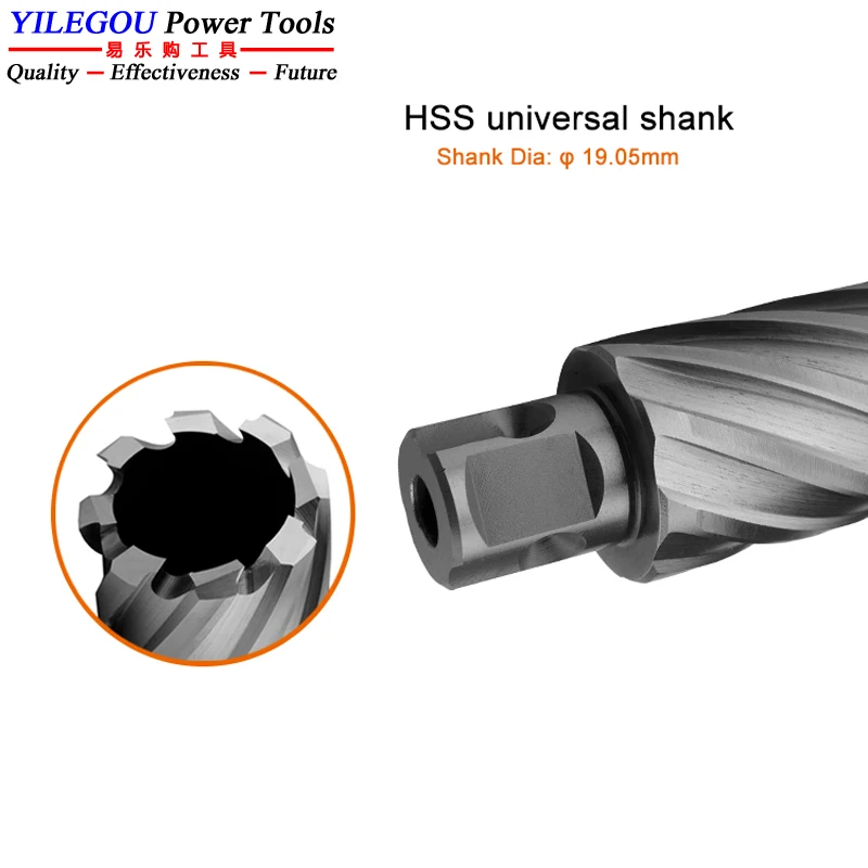 12-60m HSS Annular Cutter With 3/4\