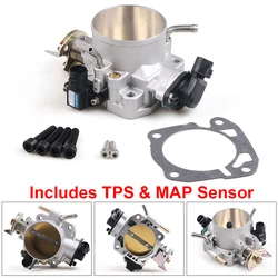70mm Throttle Body W/ TPS & MAP Sensor For Honda Civic Si Acura B/D/F/H B16 B18 309-05-1050 Throttle Bodies 309051050