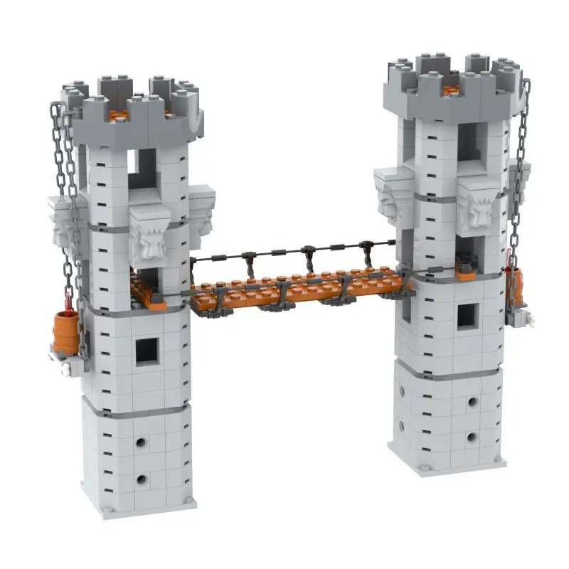 MOC Original Building Blocks Medieval Accessories Figures Soldiers Towers Castle Siege Sence Kids Toys