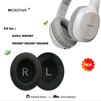 Morepwr New Upgrade Replacement Ear Pads for Edifier W800BT W806BT W820BT W828NB Headset Parts Leather Cushion Earmuff Earphone