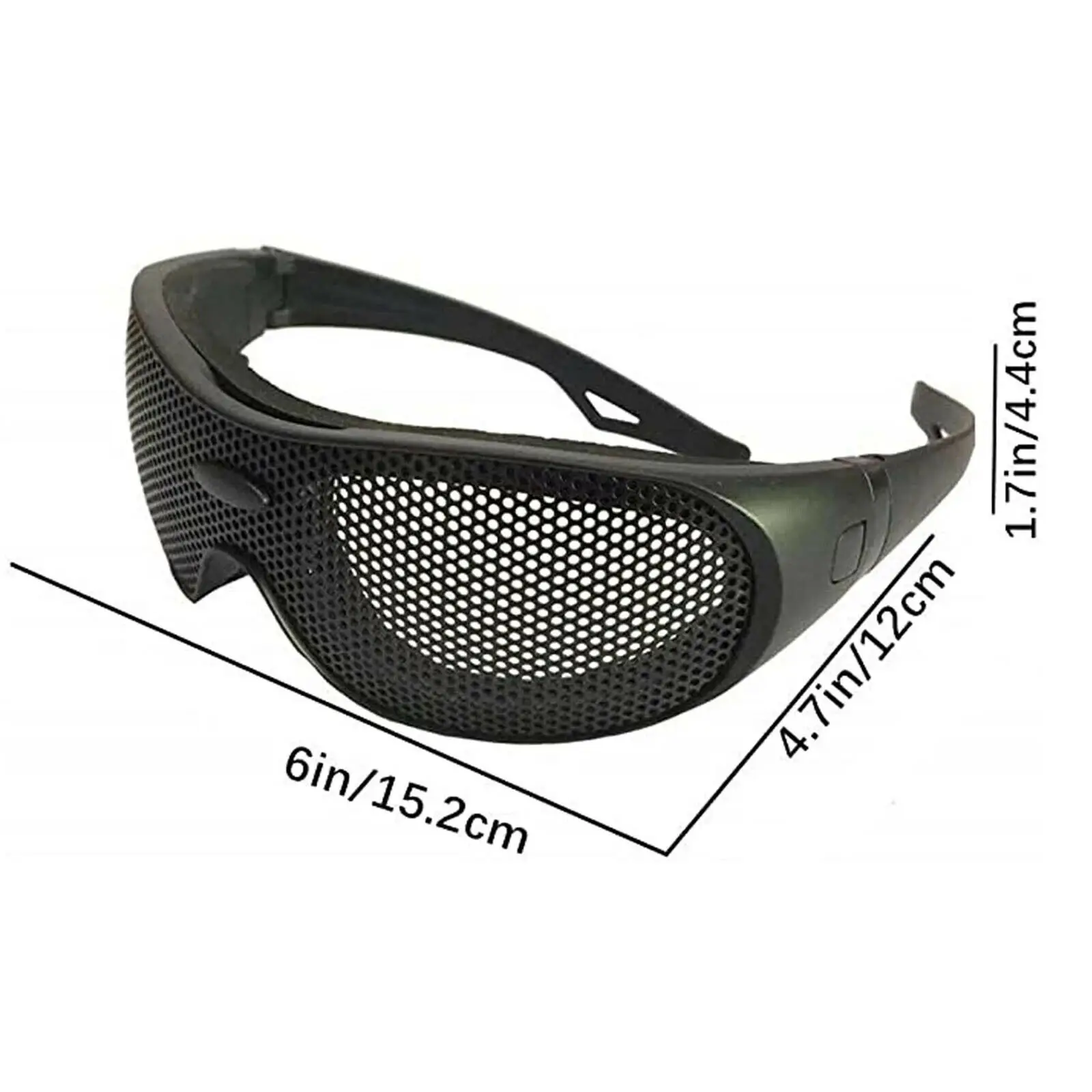 Gafas de seguridad de malla de acero antiniebla, gafas protectoras resistentes a impactos, gafas mate con caja