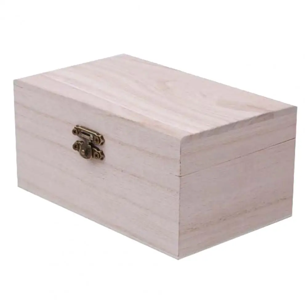 HOT SALES! Portable Multifunction Case with Lid Wooden Jewellery Storage Container for Home Supply