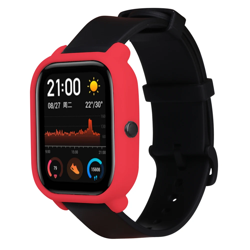 جراب واقٍ من السيليكون الناعم لـ Huami Amazfit GTS SmartWatch Shell لـ Huami AMAZFIT GTS حقائب حماية مغطاة بالكامل