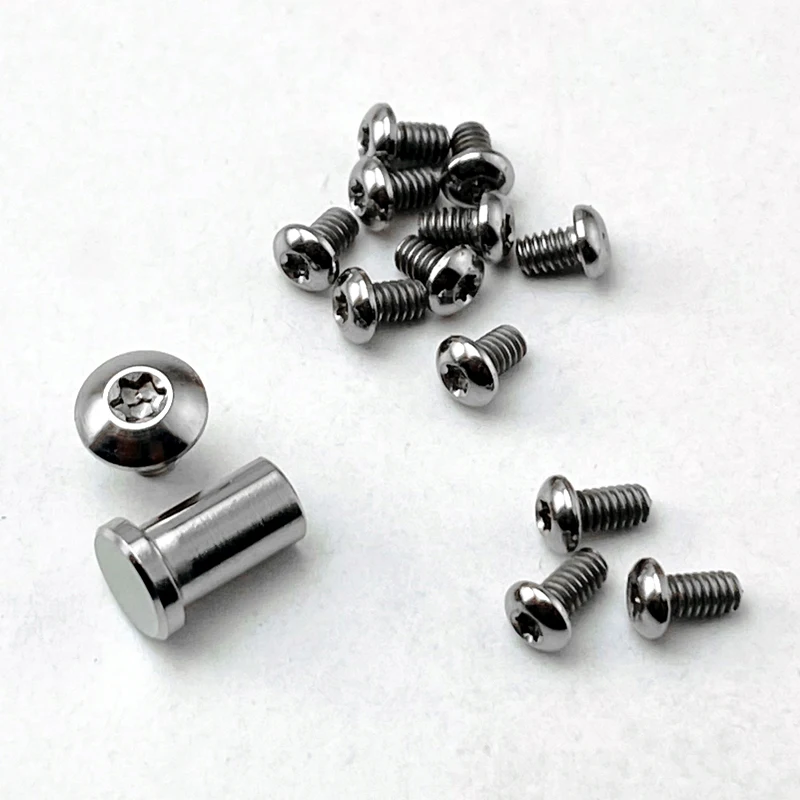 Full Set Titanium Alloy Nail for Knife 940 Screw Butterfly Handle Screw EDC 940 Knife Full Set of Screws