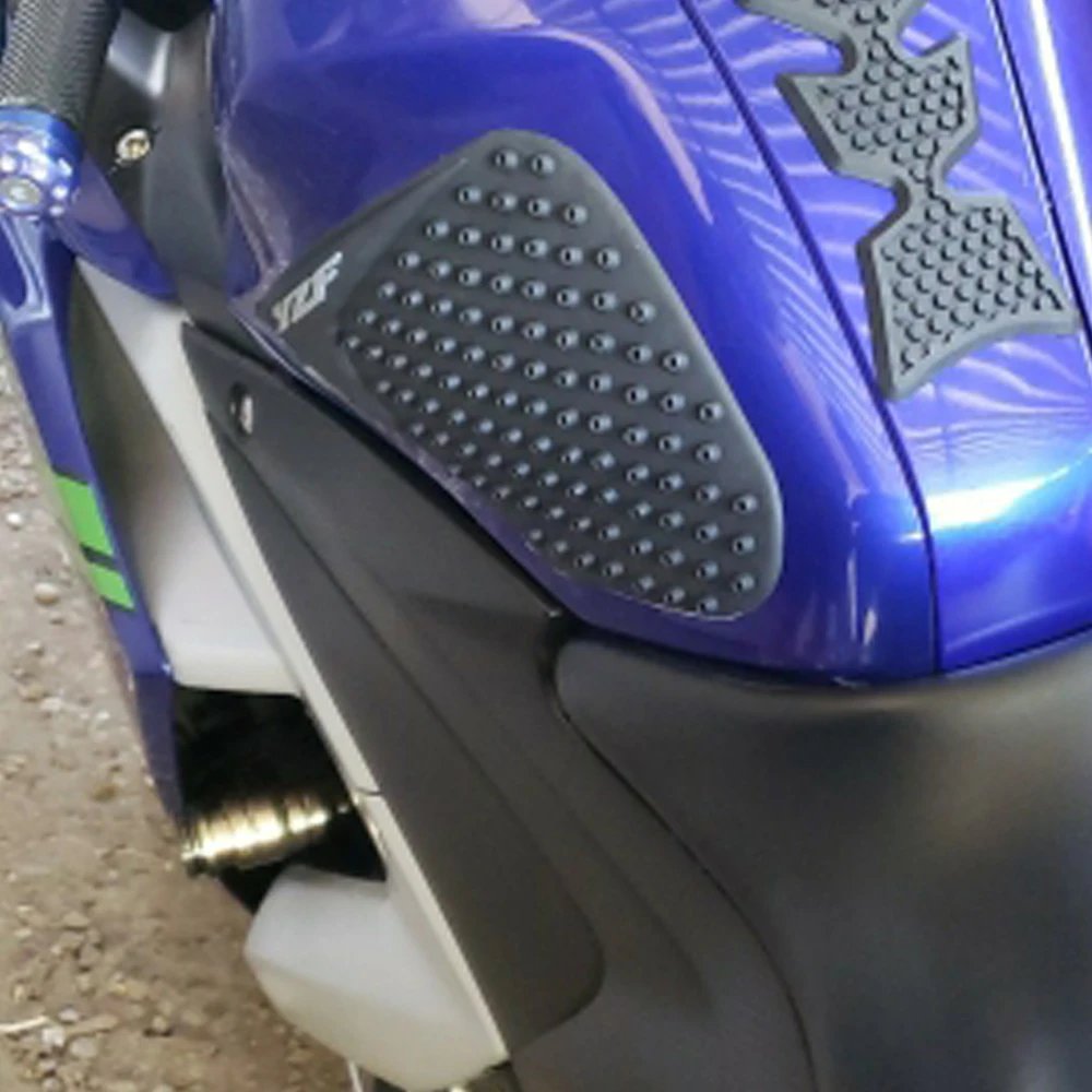 モーターサイクルパッドステッカー,yzfr3 yzfr25 YZF-R3-18用プロテクター,滑り止め,ガスタンスニーグリップ付き,3mデカール,2014 r25