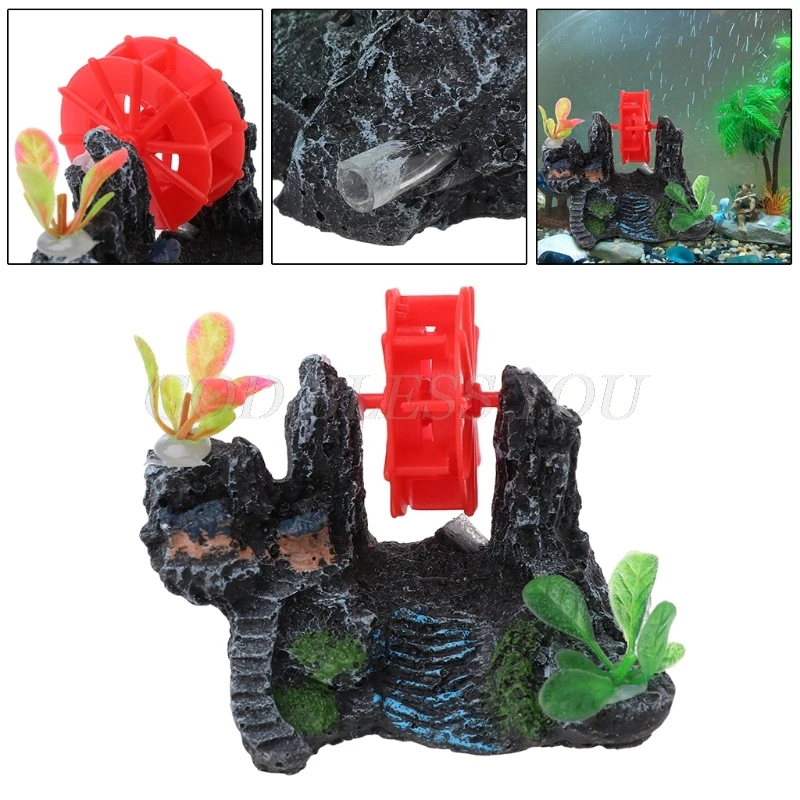 Aquarium Decoration Simulation Rockery Resin Crafts For Fish Tank Landscaping Drop Shipping