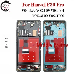 P30 Pro Middle Frame or Huawei P30 Pro Frame VOG-L29 VOG-L09 VOG-L04 Middle Frame Housing Cover P30Pro Phone frame Replacement