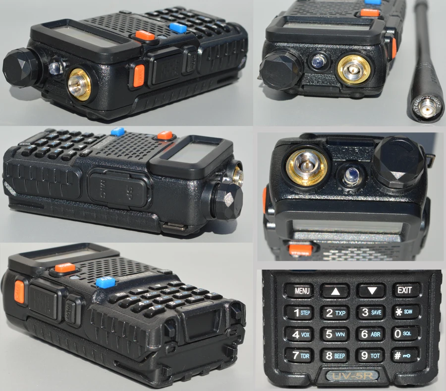 Baofeng UV-5R Walkie Talkie Profissional, Estação de Rádio CB, UV5R Transceiver, 5W, VHF, UHF, Portátil, UV 5R Caça Rádio Amador