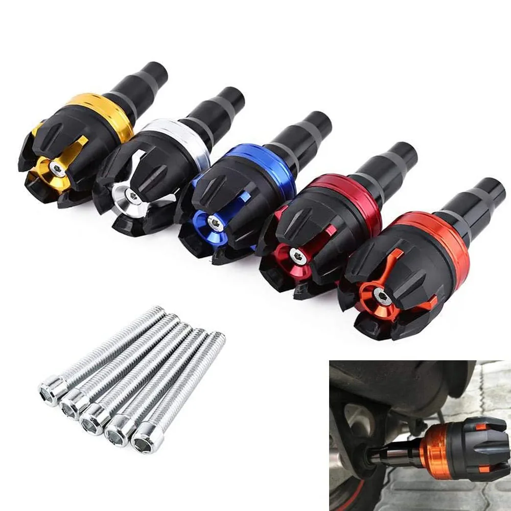 Motorcycle Protection Rod Engine Anti-falling Frame Slider Cap M10 10mm Screw Universal Anti Crash Collision Falling Protector