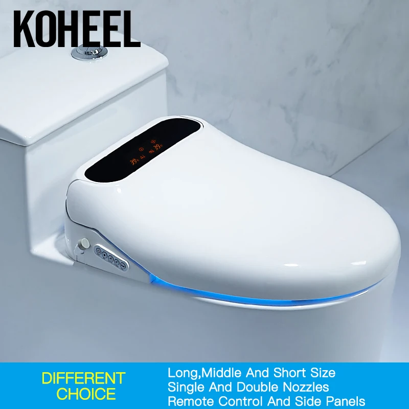 

KOHEEL Intelligent Toilet Seat Electric Bidet Cover Smart Bidet Heated Toilet seat Led Light Wc Smart Toilet Seat WC Toilets