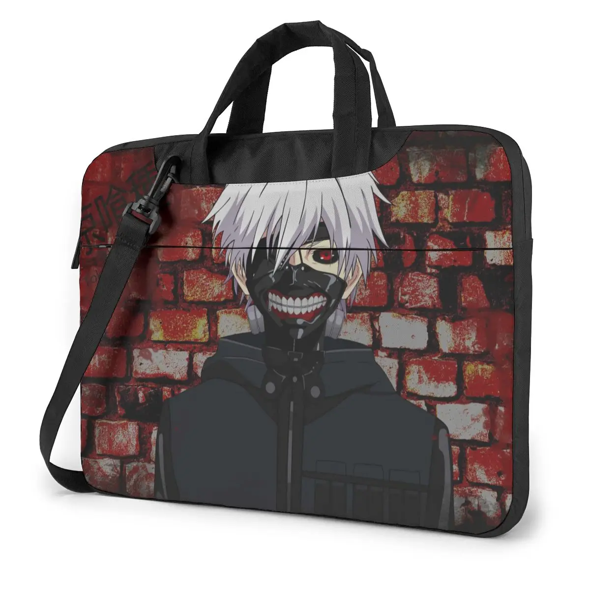 

Tokyo Ghoul Laptop Bag Case Protective Vintage Computer Bag Bicycle Crossbody Laptop Pouch