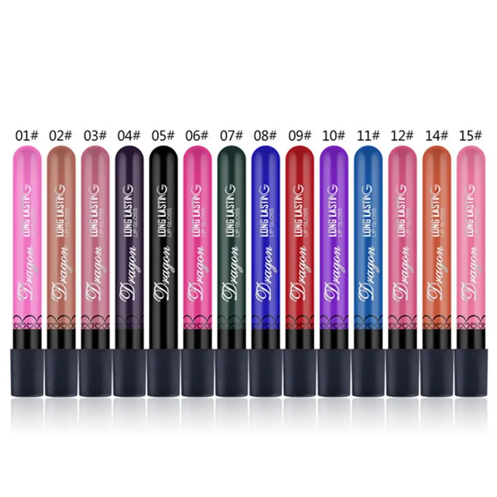 Hot Selling 28 Colors Velvet Makeup Lip Gloss Long Lasting Liquid Lipstick Matte Lip Tint Sexy Lipgloss Lip Cosmetics