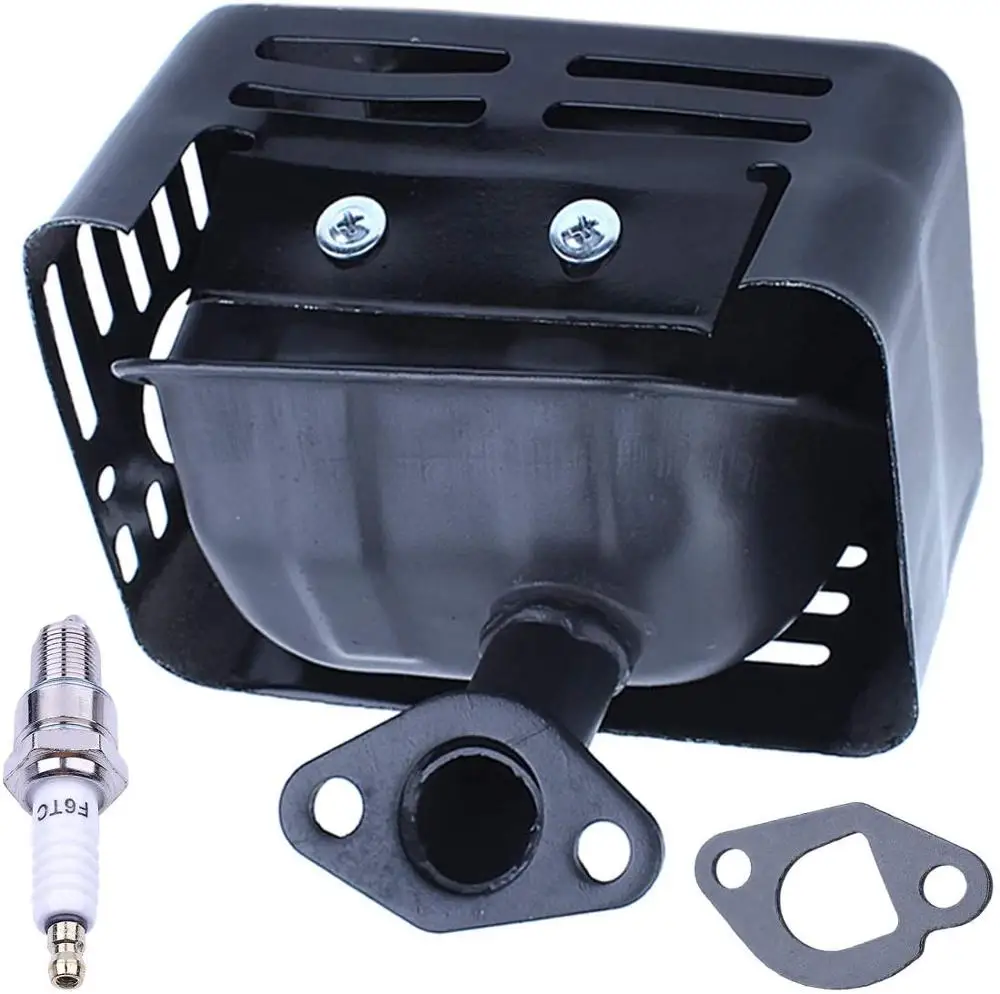 Muffler Exhaust Assembly with Exhaust Pipe for Honda GX160 GX200 5.5hp 6.5hp Engine Replace 18300-ZE1-900 Garden Power Tools