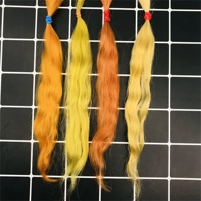 10g /bag Top Quality 15 Colors 20-25cm Reborn Doll Mohair Hand Rooted Doll Hair Wig Multicolor Wig Accessory for DIY SD/BJD Doll