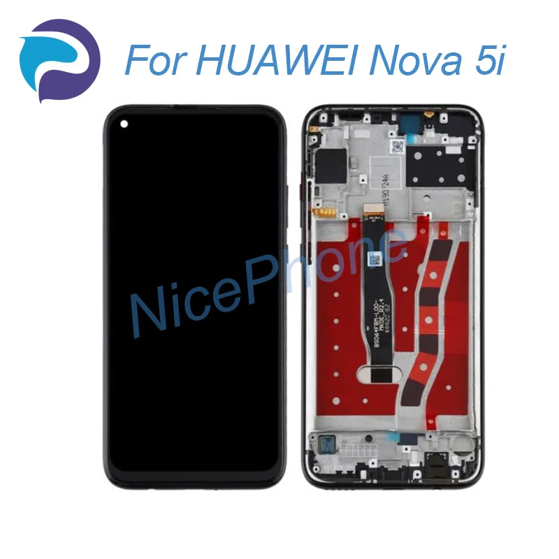 For HUAWEI Nova 5i LCD Screen + Touch Digitizer Display GLK-LX1/1U/2/3; GLK-AL00/TL00 Nova 5i LCD Screen Display