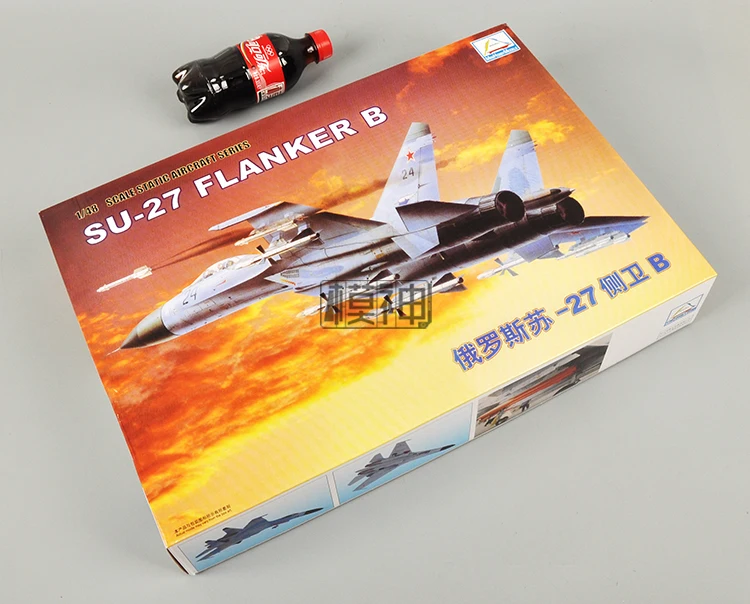 1/48 Military Aircraft Assembly Model of Modern Russian Air Force Su-27 Flanker B Fighter