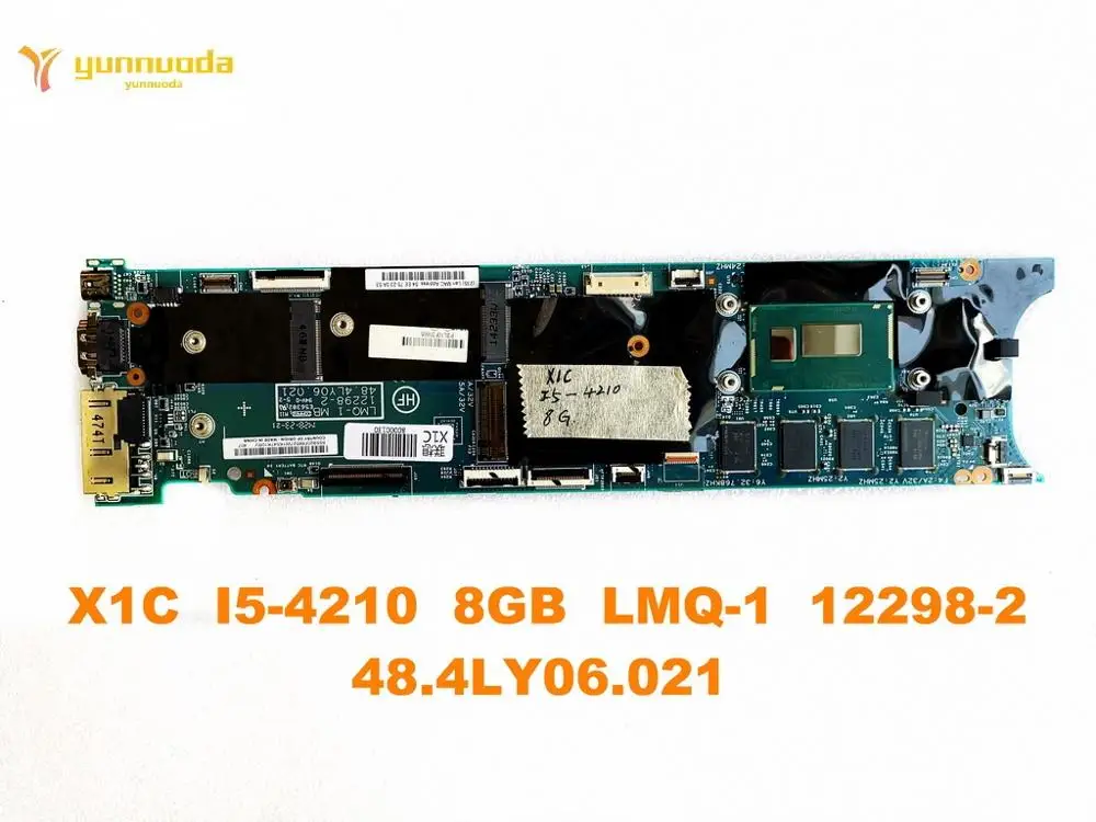 Original for Lenovo X1C Laptop motherboard X1C  I5-4210  8GB  LMQ-1  12298-2  48.4LY06.021 tested good free shipping