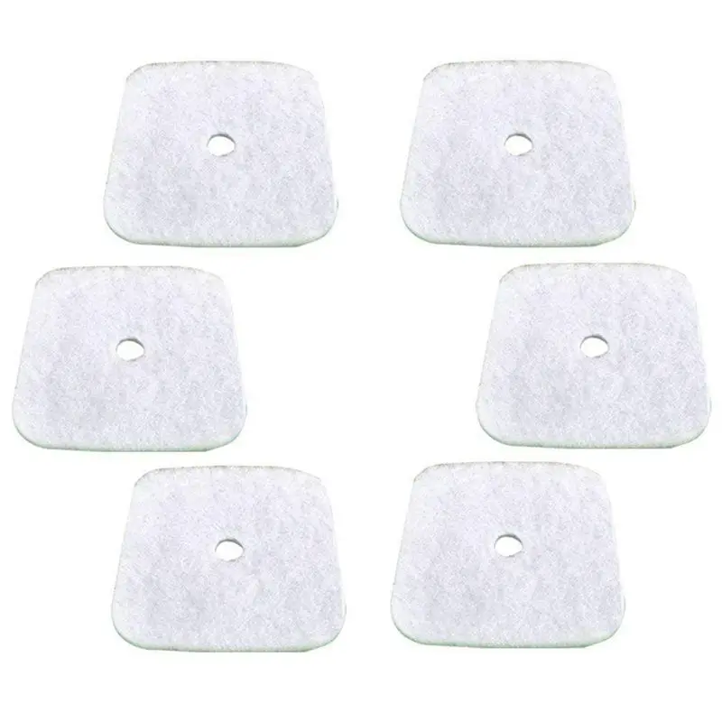 (Pack of 6) Air Filter for Mantis 7222 7222E 7222M 7225 7230 7234 7240 7920 7924 Tiller / Cultivator