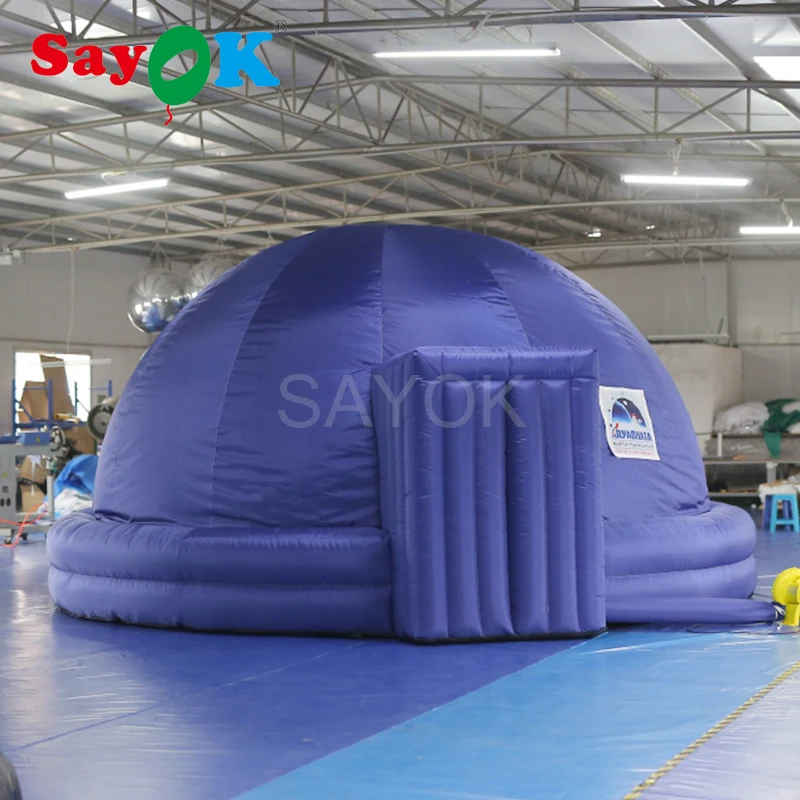 

5m(16.4ft) SAYOK Mobile Planetarium Inflatable Projection Dome Tent for school teaching with Air Blower and PVC Floor Mat