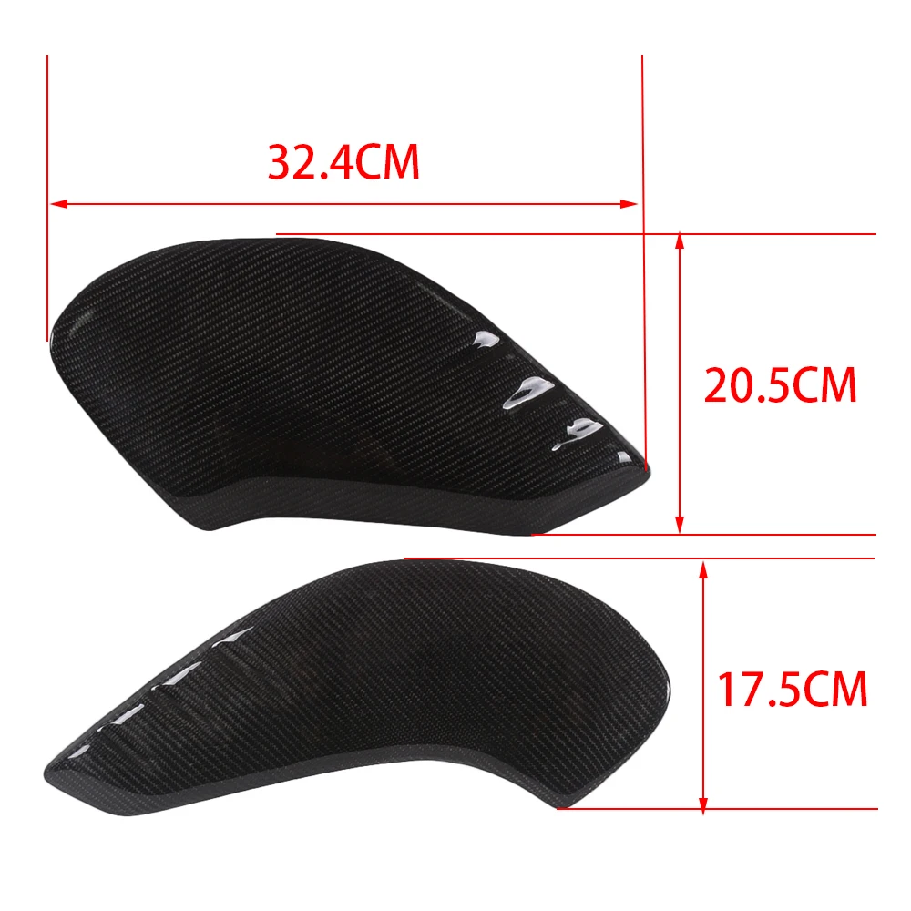 Real Carbon Fiber Motorcycle Gas Tank Side Cover Slider 1 Pair Fuel Side Fairing Pad Protector For BMW R NINE T R Ninet R9t