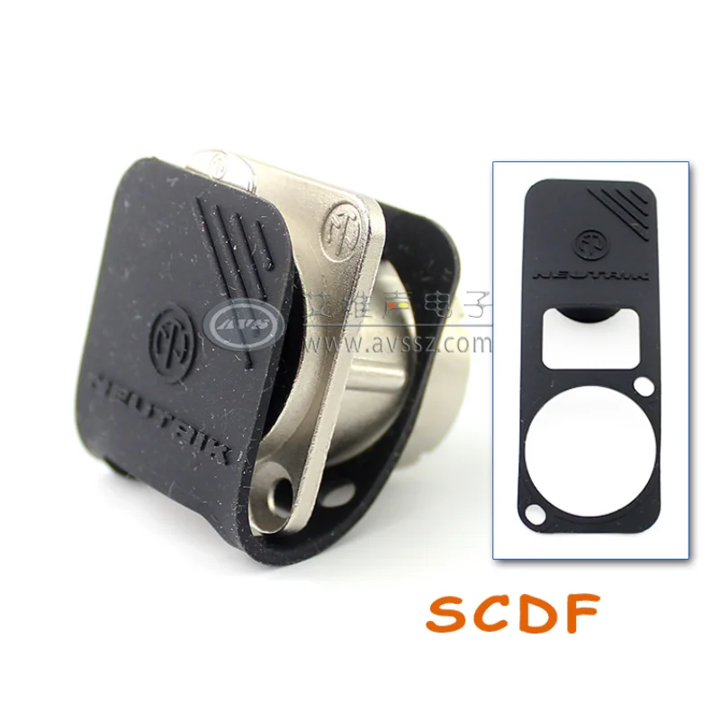 1Pcs NEUTRIK SCDF rubber sealing cover D series female chassis connector dustproof and waterproof protective cap