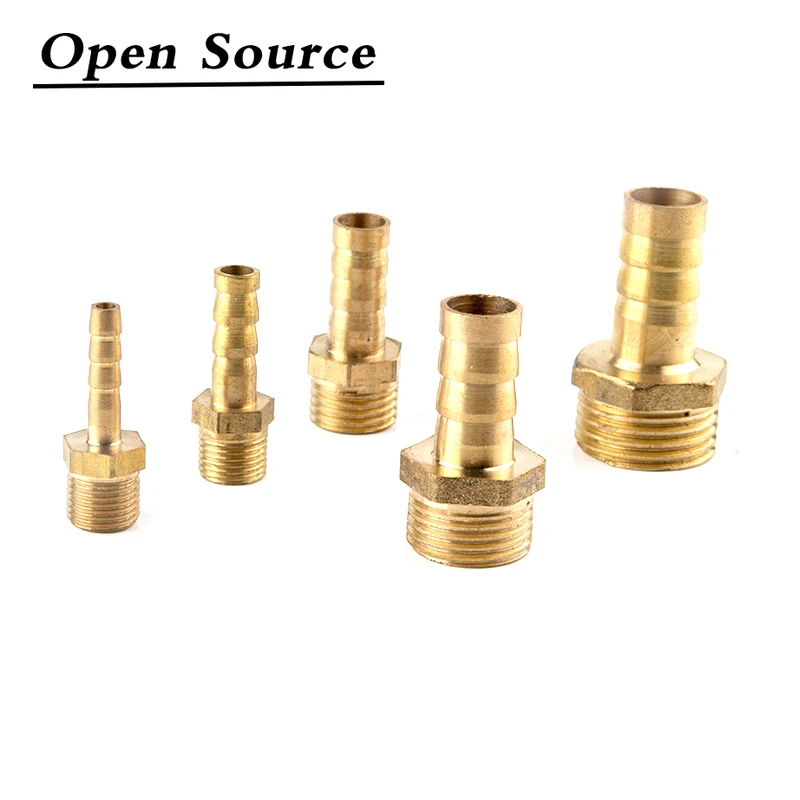 Hose Barb Tail 4~25MM Brass Pipe Fitting 1/8\