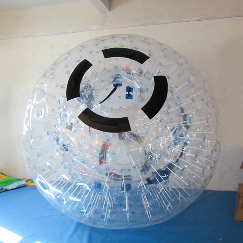 

New Design Inflatable Hamster Ball 3M Dia Water Zorbing Ball Giant PVC Grass Ball Rental Outdoor Exciting Rolling Track Ball