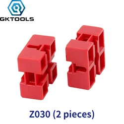 Gktools, 2 Pezzi/lottp, 50*50*25 Millimetri di Plastica Rossa Centrale Blocco, Blocco Centrale, Z030