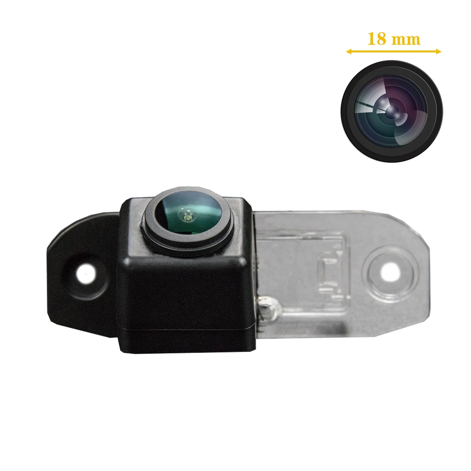 

Misayaee Free Filter HD 1280 * 720P Car Rear View Camera Plate Light for Volvo S80 XC90 S40 V60 XC60 S60 C70 V50 XC70 V70