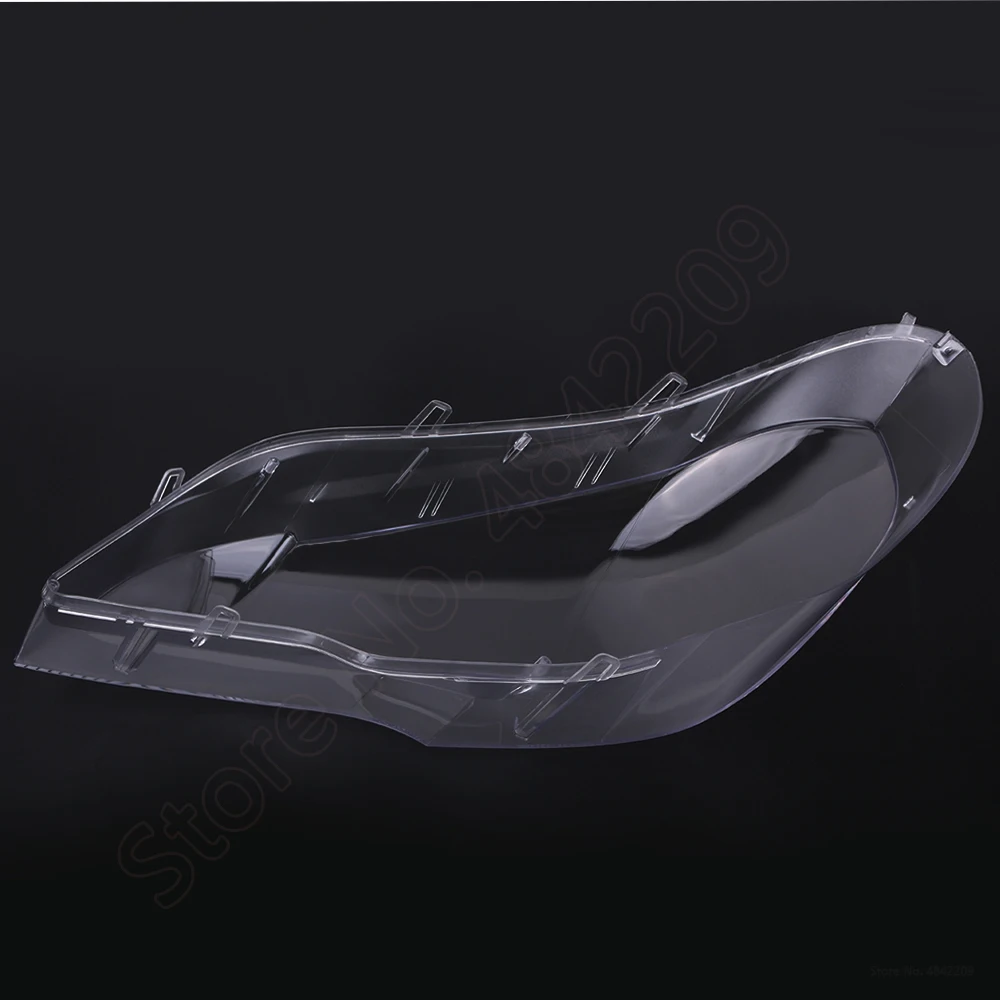 Car Front Headlight Cover For BMW X5 E70 2007-2013 xDrive 30i/35i/40i/48i/50i/35d/40d Headlamp Lampcover glass Shell 63117288995