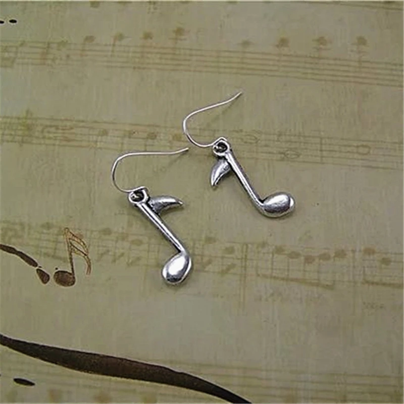 Music Note Earrings, Note Earrings, Music Note Charm, Music Lovers, Minimalist Earrings