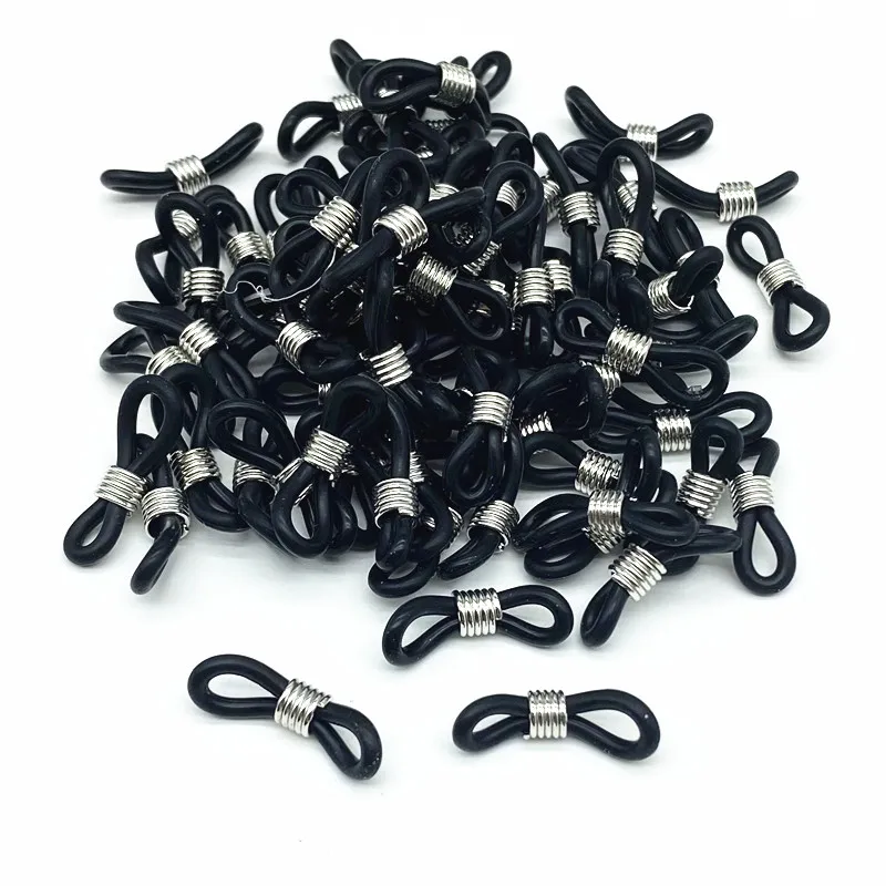 Wholesale Glasses Chain Silicone Rubber Ring Non Slip DIY Connector Strap Eyelets Rope Sunglasses Cord Accessory #M145